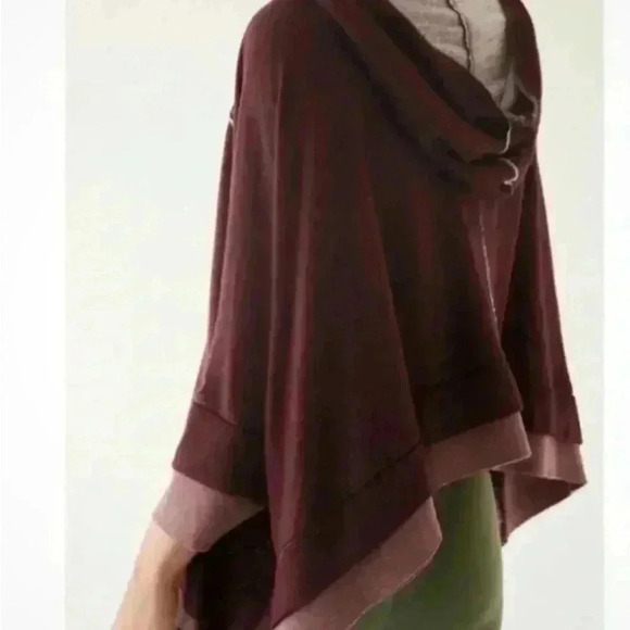 Free People Movement Oversized Bonfire Hoodie in Fig Jam Size XSMALL - Picture 2 of 5